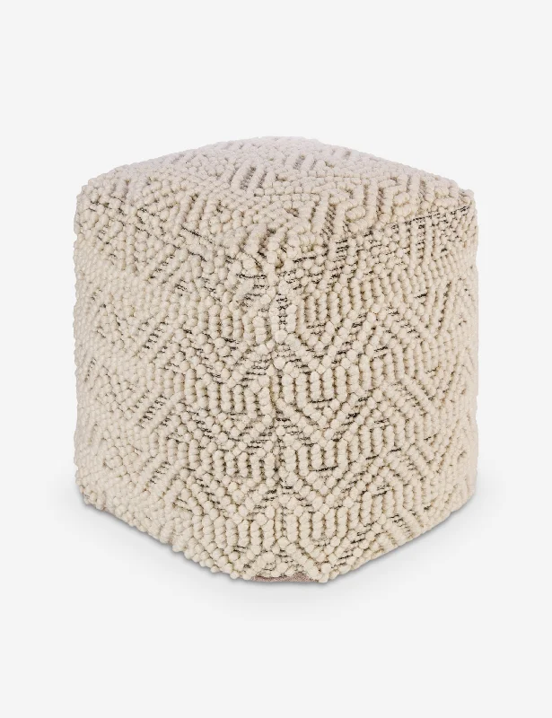 Courtney Square Pouf