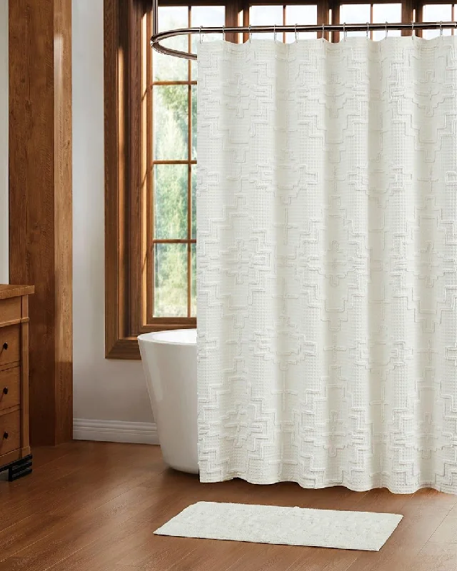 Kiva Ivory Shower Curtain