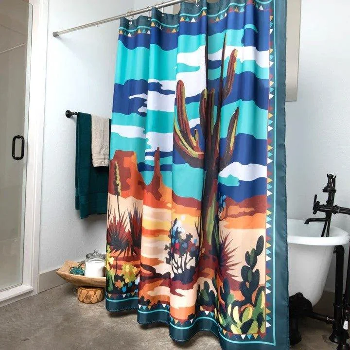 Saguaro Desert Shower Curtain