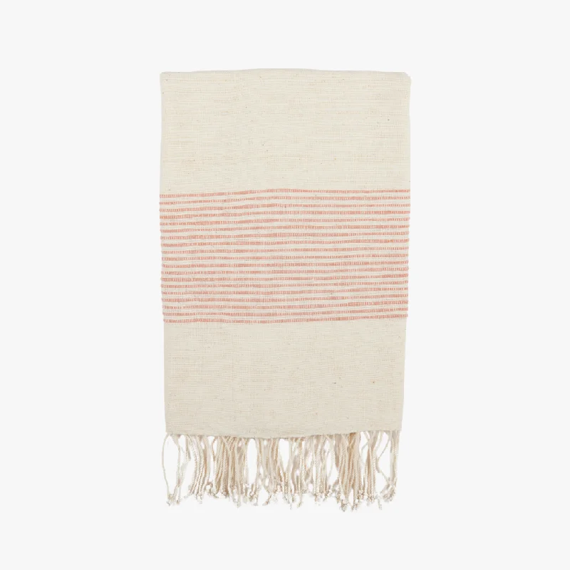 Riviera Blush Ribs Hand Towel