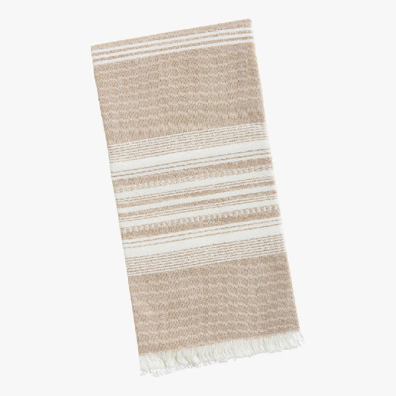 White Stripe Hand Towel