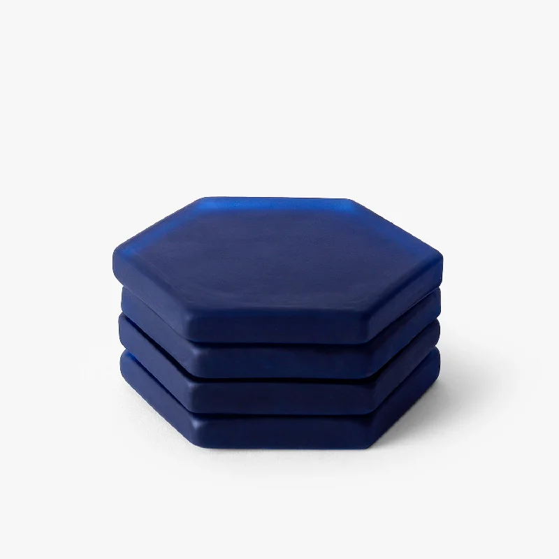 Blueberry Blast Hexagon Coasters (10x10x1 cm)