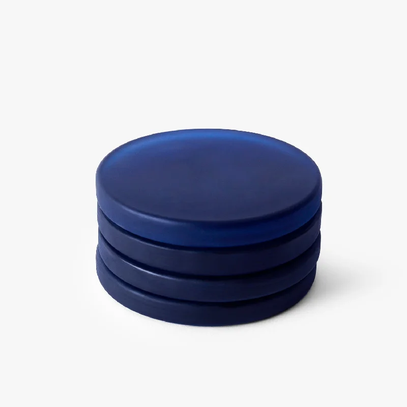 Blueberry Blast Round Coasters (10x10x1 cm)