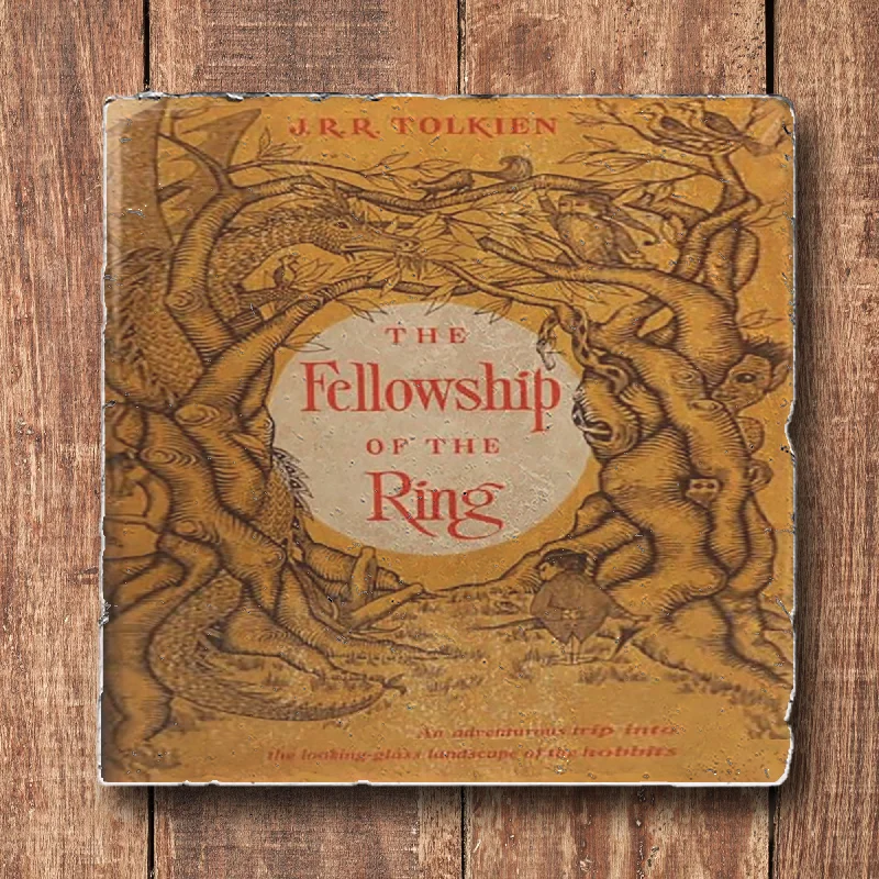 Classic Book Coaster - Fellowship of the Ring - JRR Tolkien