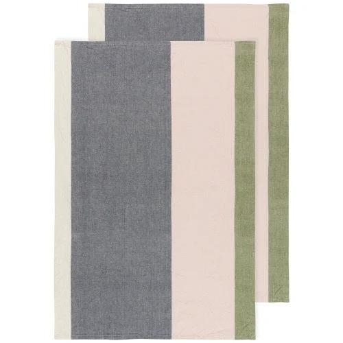 Danica Studio Cotton Extra Soft Dishtowels - Set of 2 / Refract Formation