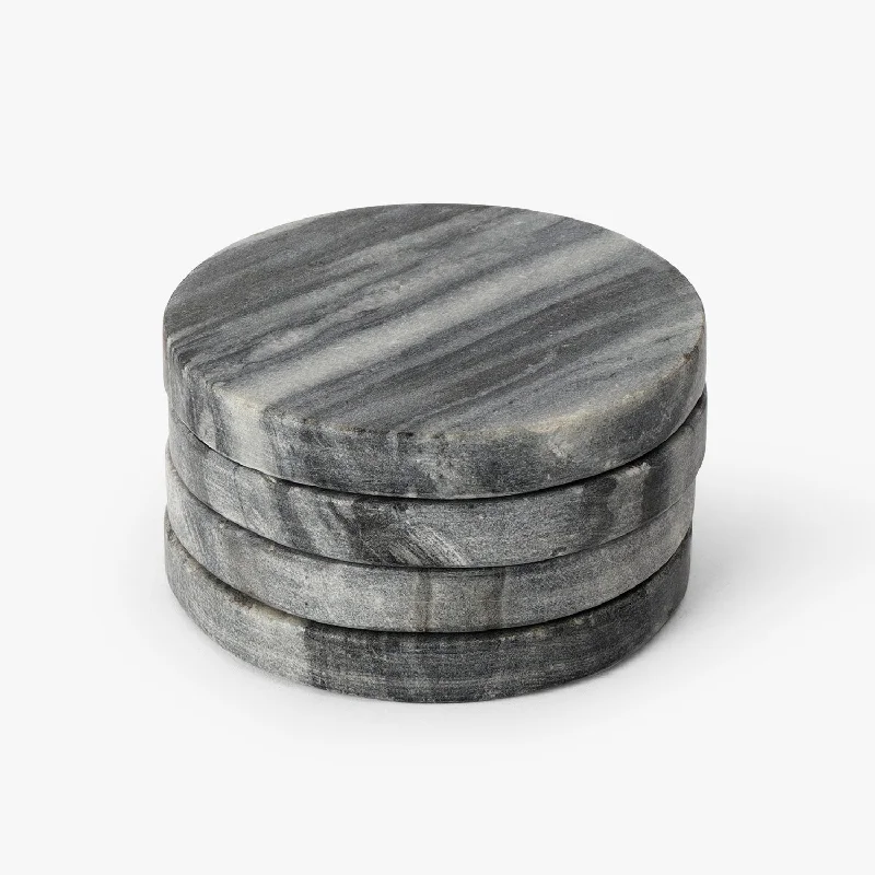 Handmade Grey Marble Coasters (10x10x1.5 Cm)