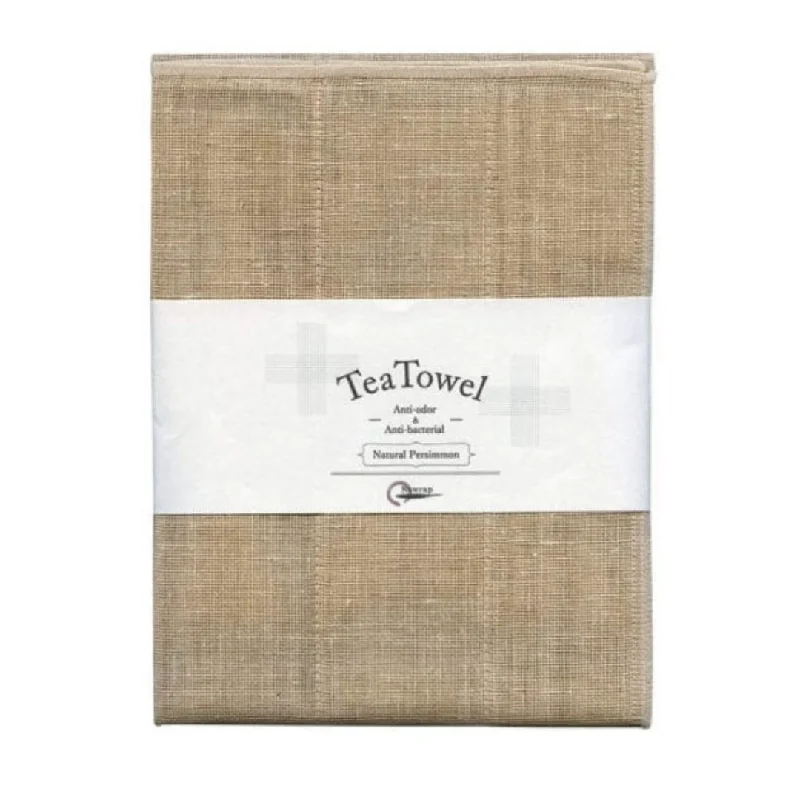 IPPINKA Nawrap Natural Tea Towel - Persimmon