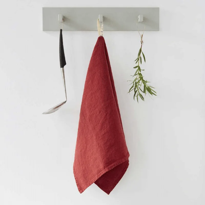 Linen Tales Linen Tea Towel - Red Pear