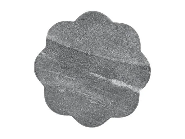 Maxwell & Williams Coaster Collective Scallop Marble 11.5cm Coaster Charcoal