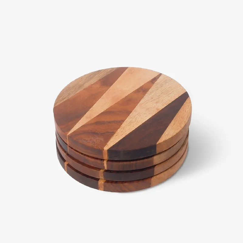 Ternion Wooden Coasters (10x10x1 cm)