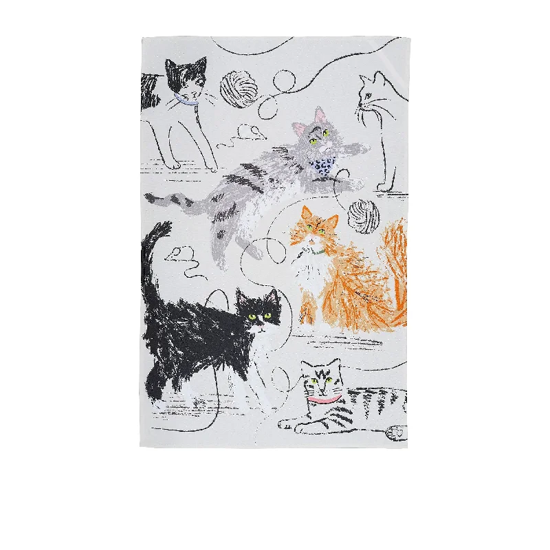 Ulster Weavers Feline Friends Tea Towel in White