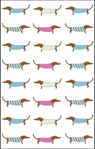 Allgifts Australia Tea Towels - Sausage Dogs