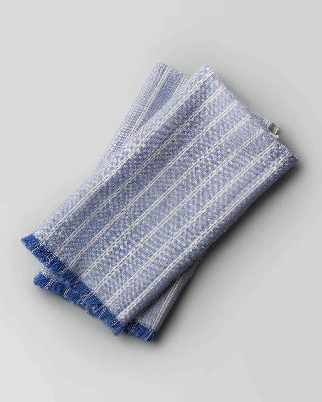 Daburu Stripe Dinner Napkins (Set of 6) - Blue