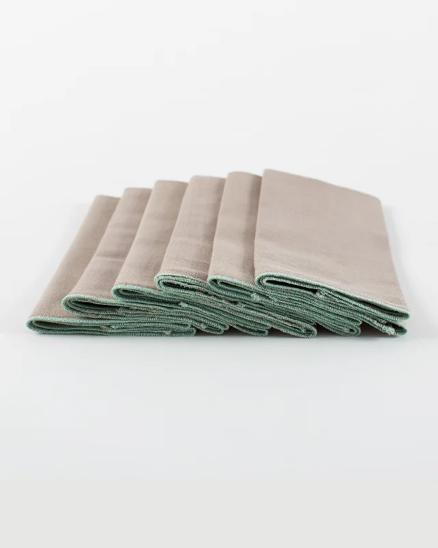 Verandah Dinner Napkins (Set of 6) - Grey